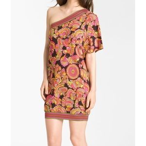 Trina Turk 'Britta' One Shoulder Knit Dress Size P